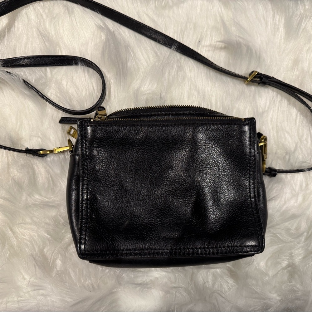 Fossil Leather Crossbody Bag